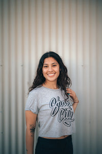 shark city crop tshirt