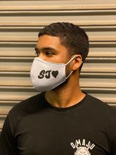 SJ Heart Grey Face Mask - 3 Pack